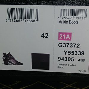 Chanel Lambskin and Velvet ankle boots